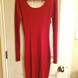 1xl Burgundy Fashion Nova Dress